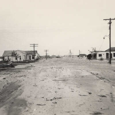 Flooding in street