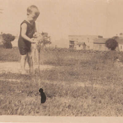 Street scene, Child playing