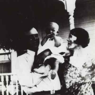 Charles and Elsie with a infant Claire Joy