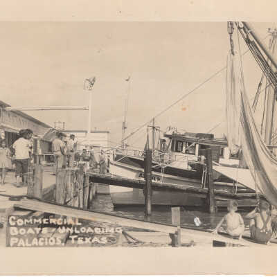 Commercial Boats Unloading