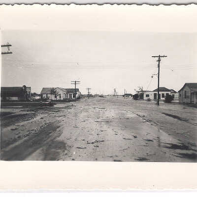 Hurricane Debris on Street