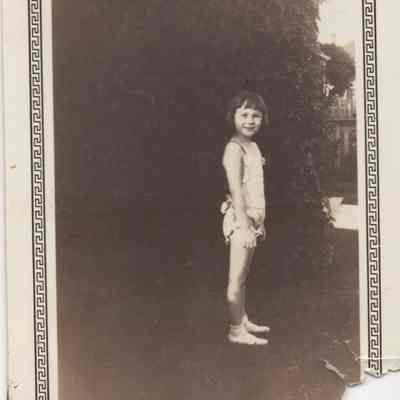 Claire Joy as a child