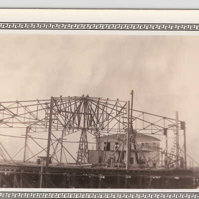 Pavilion, construction of round house frame