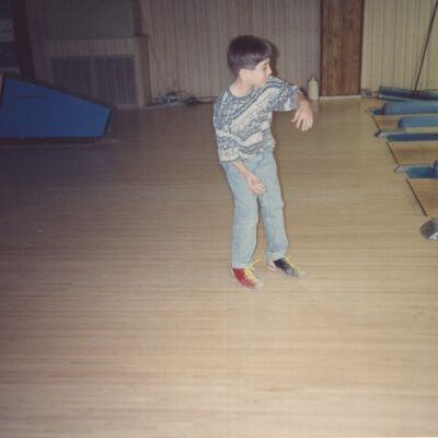 Boy Bowling
