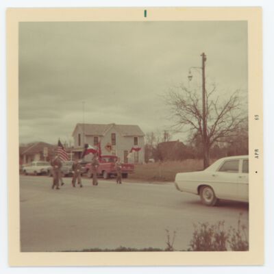 Marching in Parade