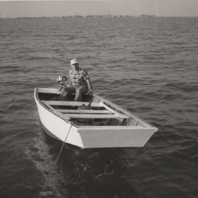 Man boating
