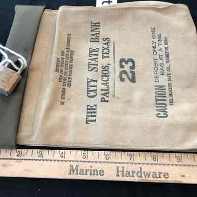 The City State Bank of Palacios Money Bag 23