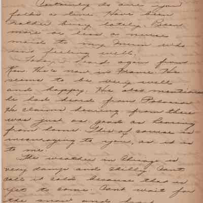 Letter Martha to Rev & Mrs. McGehee 1944