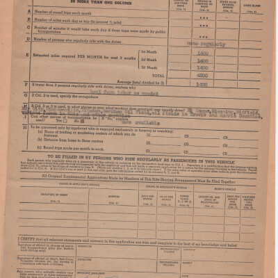 Letter and Application