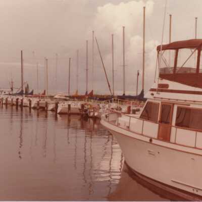 Boats docked at Port
