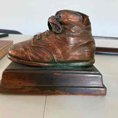 Claire Joy’s Bronze Shoes