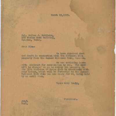 Received Deed Letter