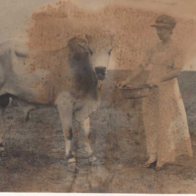Woman with Cow