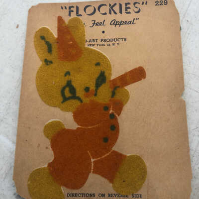“Flockies” : “The Feel Appeal” Birthday Bunny Sticker