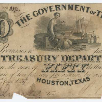 The Government of Texas 50 Dollar Note