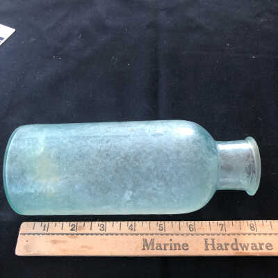 Cloudy Glass Bottle