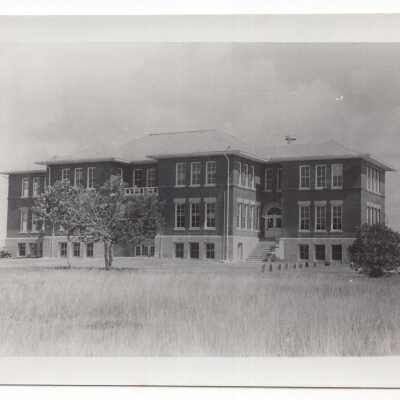 Back of Palacios High School
