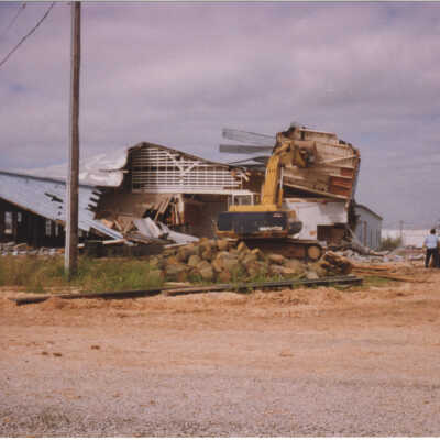 Demolition at Port of Palacios