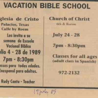 Vacation Bible School