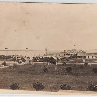 Pavilion, post card, View from luther 2nd story