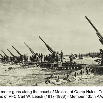 90 mil a meter guns along Gulf of Mexico