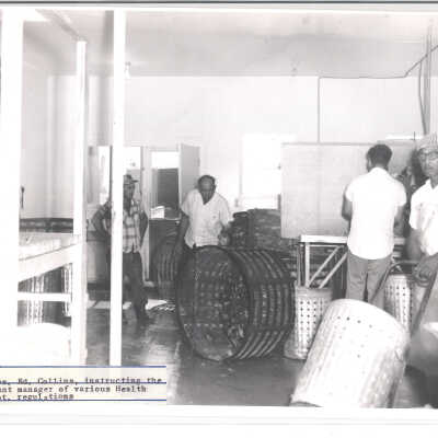 Ed Collins and Plant Manager