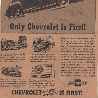 Bay Chevrolet Ad