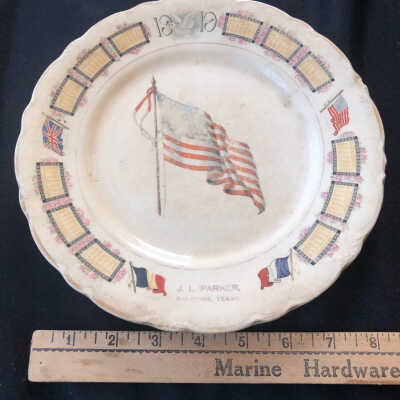 American Flag Plate by J.L. Parker