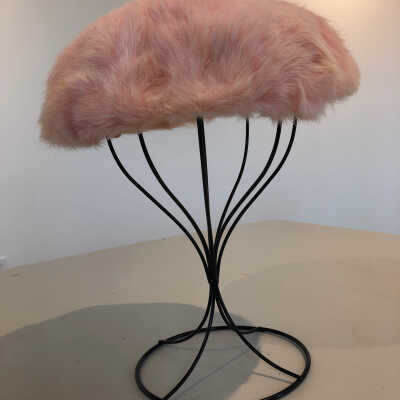 Pink Fur Hat
