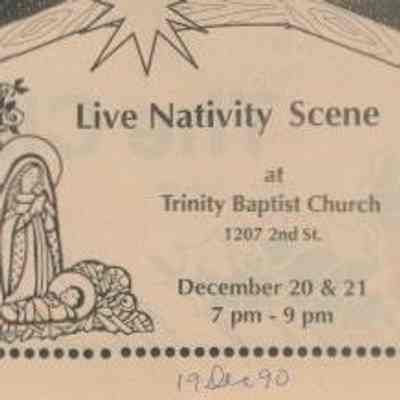 Live Nativity Scene