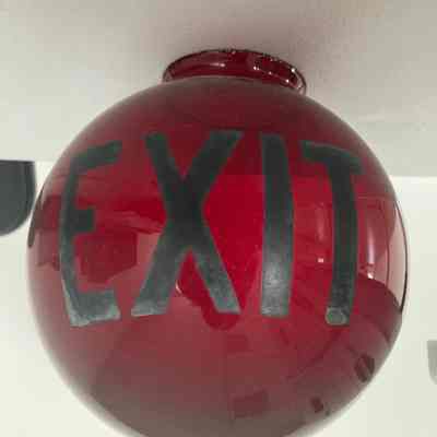 Exit Light Globe