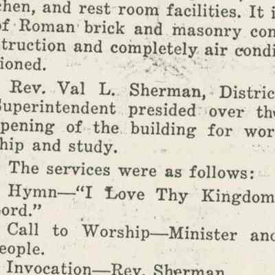 Methodists hold formal opening of new building