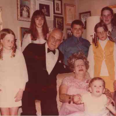 Charles, Elsie, and their grandchildren