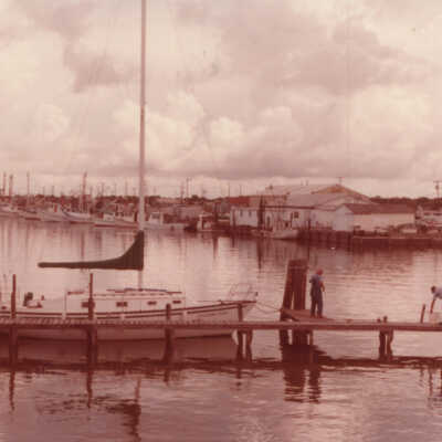 Men on Pier