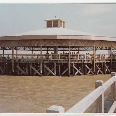 Pavilion from pier