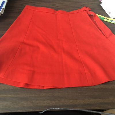 Red Cheerleader Skirt