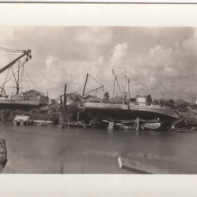 Shrimp Boats Overturned