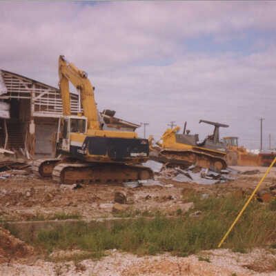 Demolition at Port of Palacios