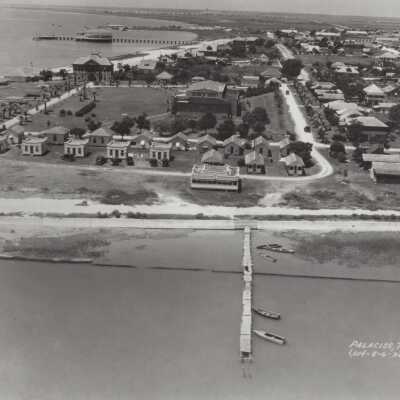 T.B.E. Encampment, Aerial Photo facing West