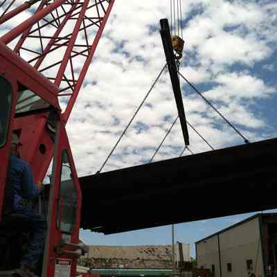Cranes Lifting Steel