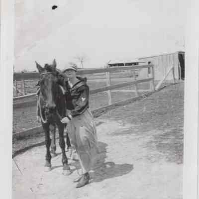 Girl & horse