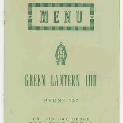 Green Lantern Inn Menu