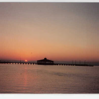 Pavilion, sunrise view from 6th street
