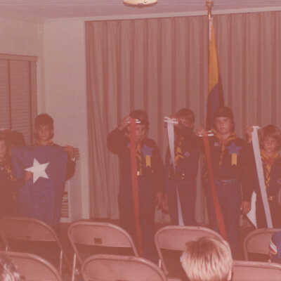 Boys Scouts presenting ??