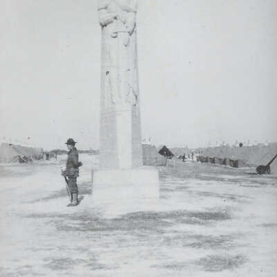 La Salle Statue at Indianola