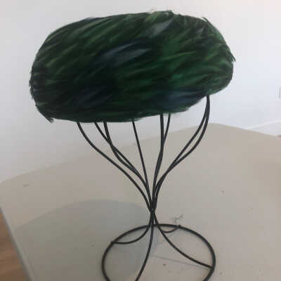 Green Feather Hat