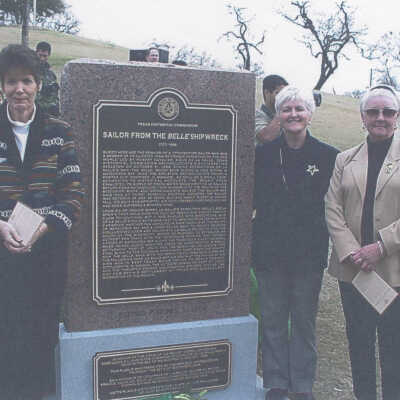 Standing in front of Unknown French Sailor Marker