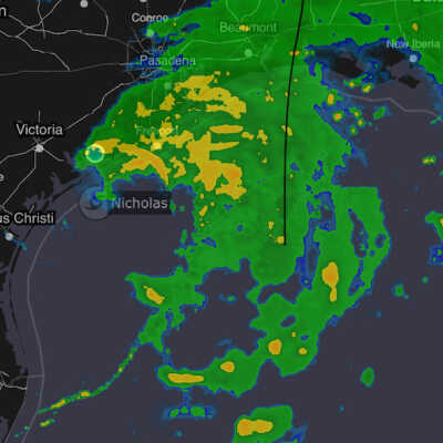 Weather Tracking of Nicholas