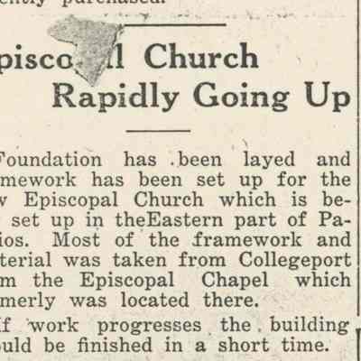 Episcopal Church Rapidly Going Up