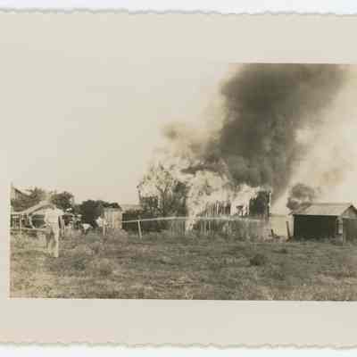 Tanner Hay Barn Fire